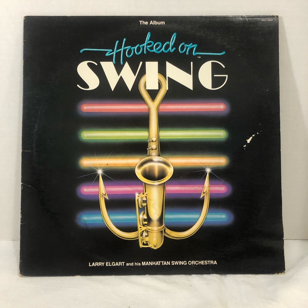 Hooked On Swing Larry Elgart Manhattan Swing Jazz RCA 1982 LP Vinyl Album